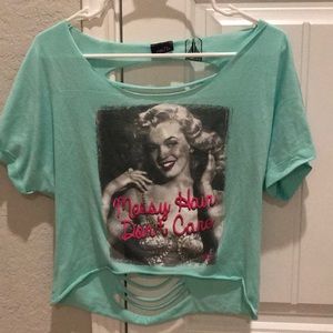 A crop top shirt